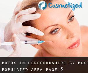 Botox in Herefordshire by most populated area - page 3