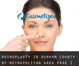 Rhinoplasty in Durham County by metropolitan area - page 1