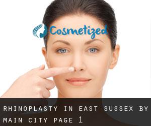 Rhinoplasty in East Sussex by main city - page 1