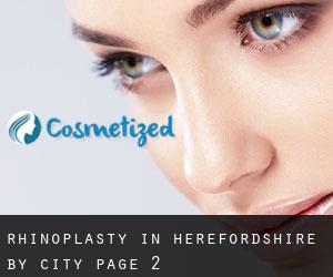 Rhinoplasty in Herefordshire by city - page 2