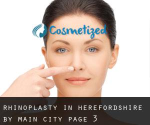 Rhinoplasty in Herefordshire by main city - page 3