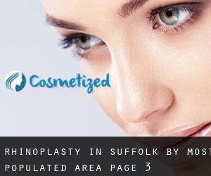Rhinoplasty in Suffolk by most populated area - page 3