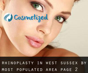 Rhinoplasty in West Sussex by most populated area - page 2