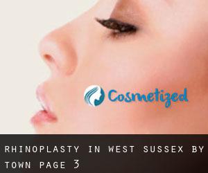 Rhinoplasty in West Sussex by town - page 3